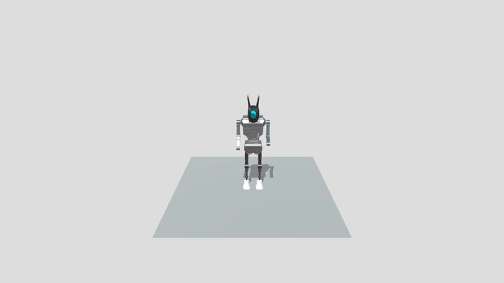 Runner Robot 3D Model