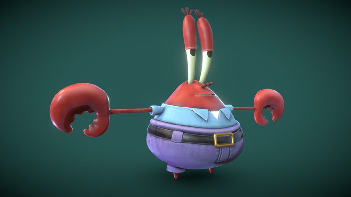 Mr. Krabs | Bikini Bottom Tales 3D Model