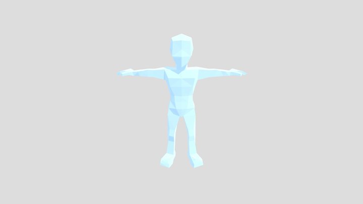 Low Poly Character 3D Model