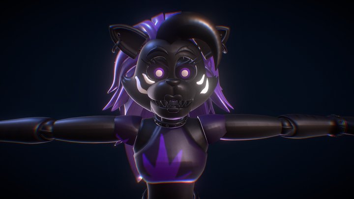 Roxanne-wolf-shadow version 3D Model