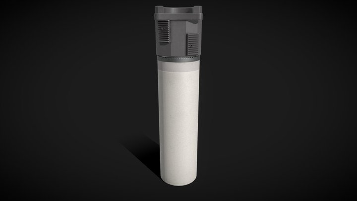 Brugger & Thomet Rotex - III C Silencer 3D Model