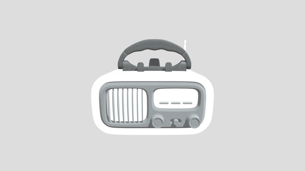 Vintage Portable Radio