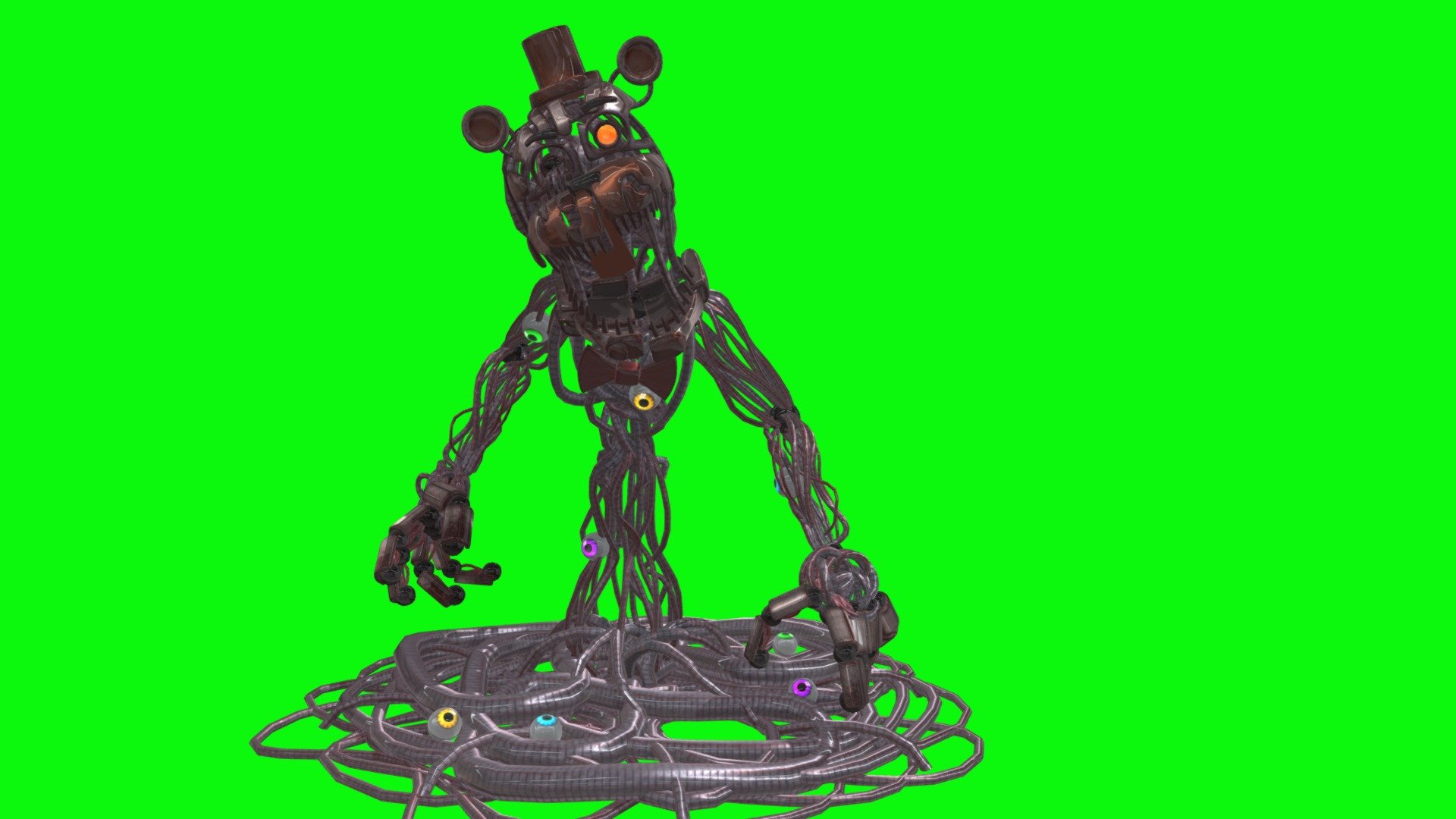 Forsaken AR New Character: Molten Freddy - Full Fight + Jumpscare +  Workshop Animations 