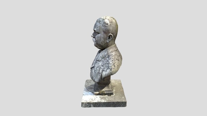 Bust Bellu cementery 3D Model
