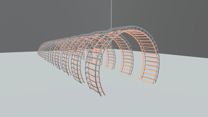 Neon Rings Environment (Modified) 3D Model
