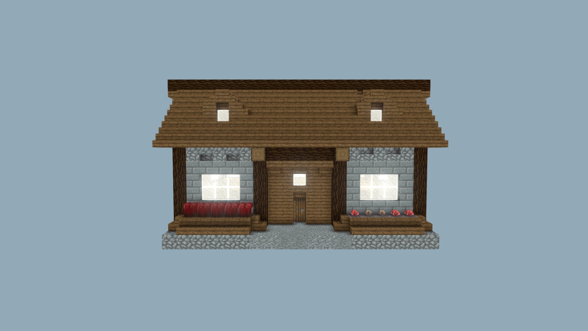 Minecraft House 3D Model By Sergentti A66df76 Sketchfab   0ed2a29ad419488f8b6ed0135706e14b 