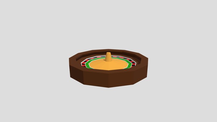 Roulette Table 3D Model