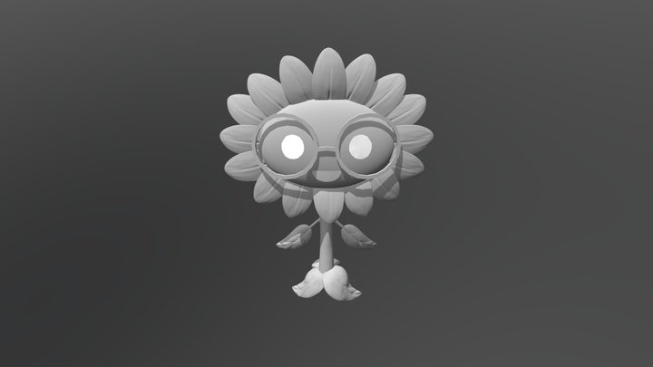 Sunflower_highpoly 3D Model