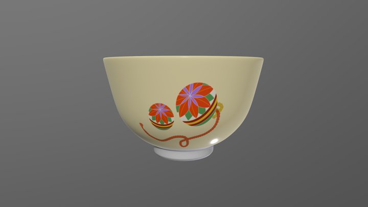 Tea_bowl(茶碗) 3D Model