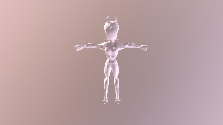 Golem Queen Rotopolizado - Ulises Quiroz 3D Model