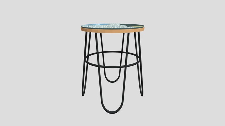 Cafe Chair 3D Model