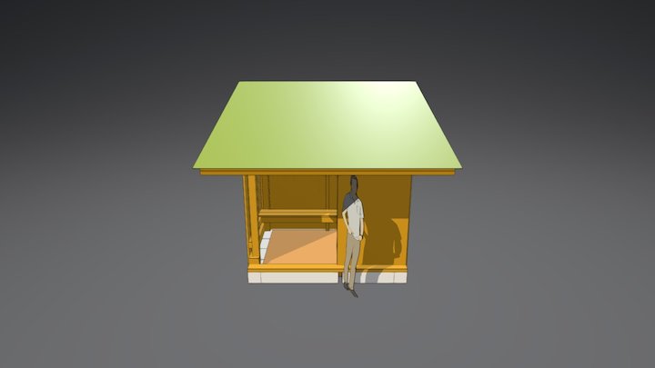 Smokers Shed 3D Model