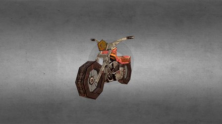 Sad Sam - motorcycle model 3D Model