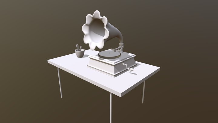 Gramophone - classic 3D Model