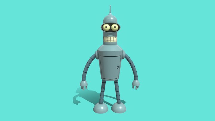 Bender Futurama 3D Model
