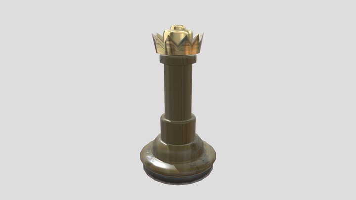 Queen Chess 3D Model