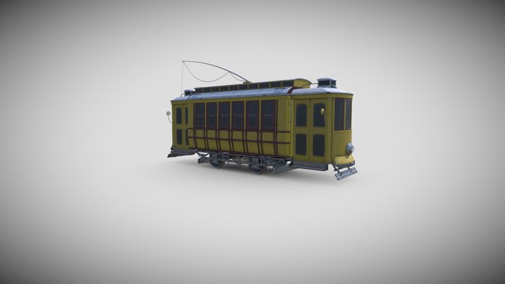 Tram 3D Model