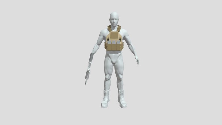 character progress 3D Model