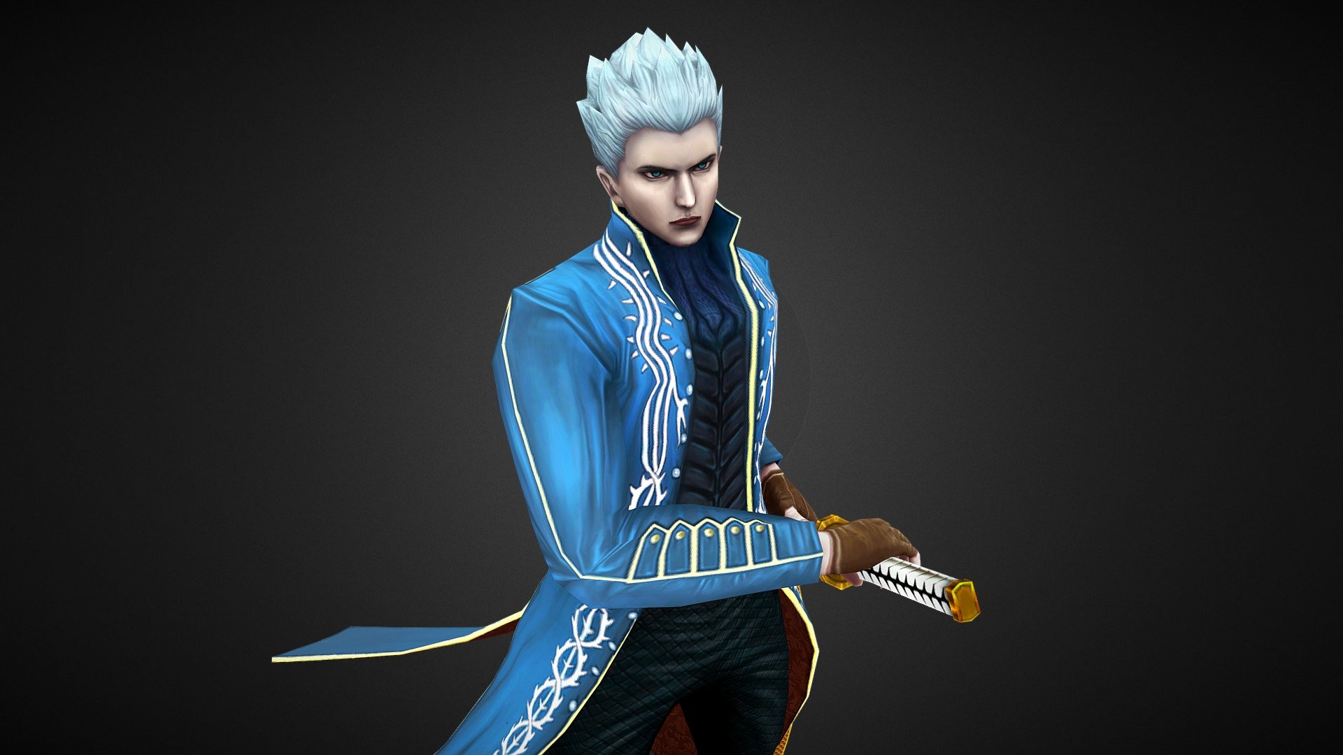 DMC3 Vergil Rigged FBX by muffinofgood on DeviantArt