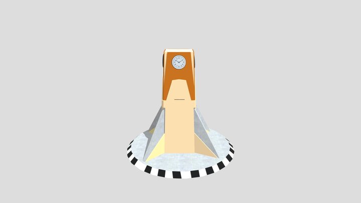 FINPORO - JAM PASAR GEDE SOLO 2 3D Model