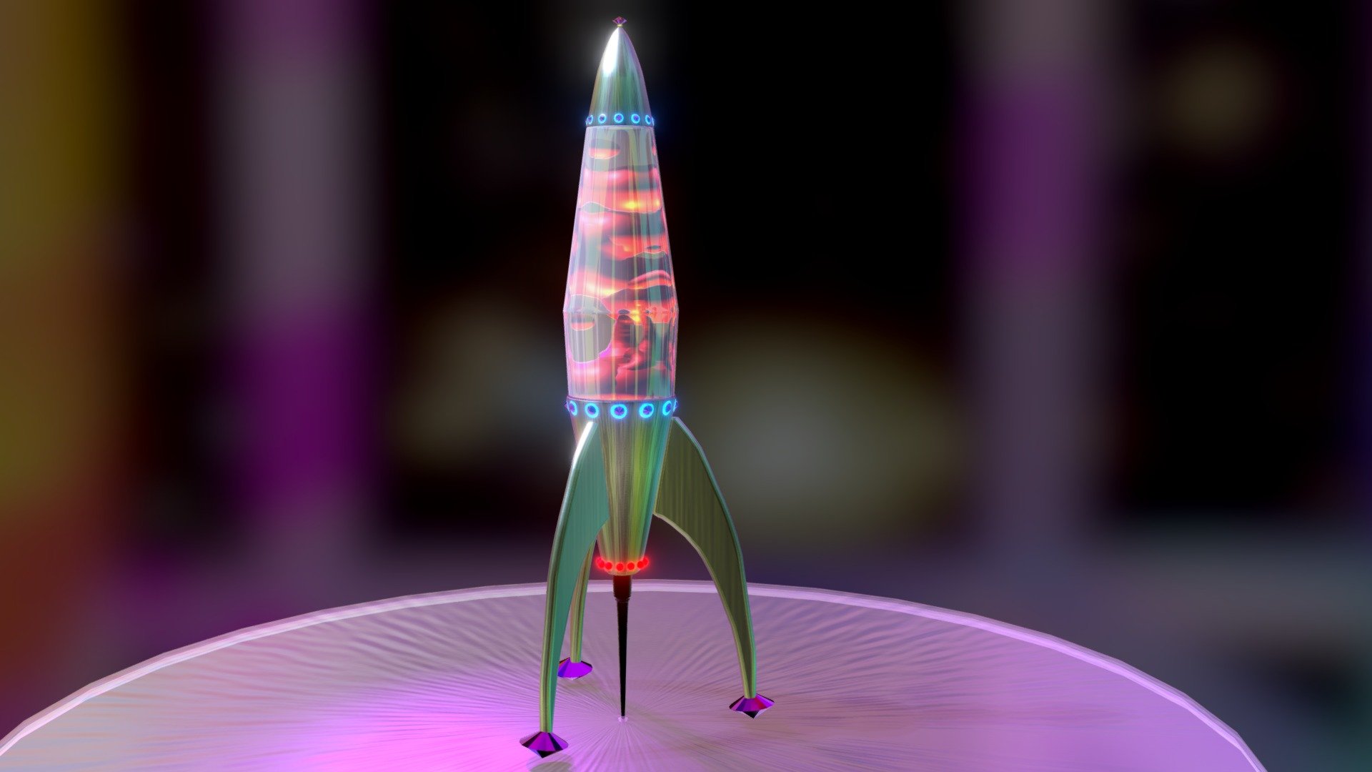 Lava lamp Rocket Download Free 3D model by Miguelangelo Rosario