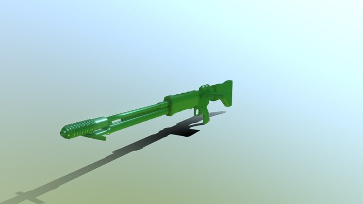 Paratrooper Rifle 3D Model