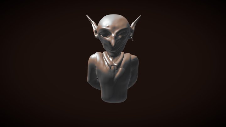 Tricky Goblin Sculpt 3D Model