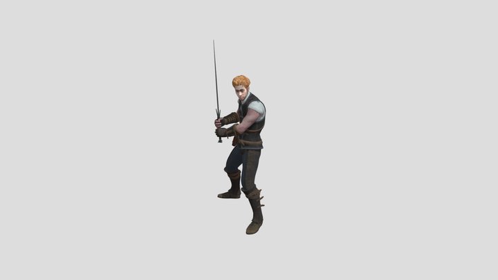 TungWitcher3 3D Model