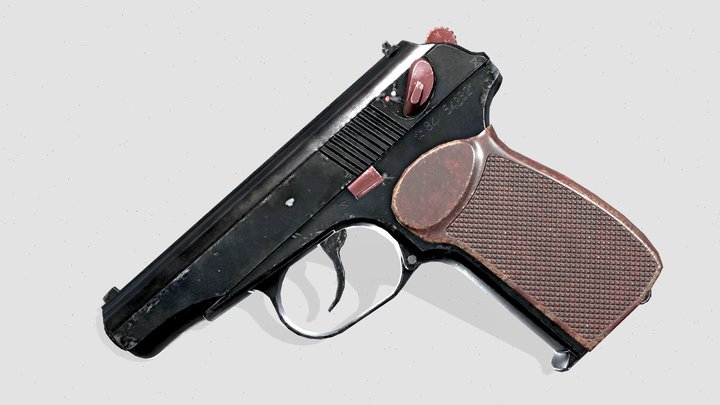 PM pistol 3D Model