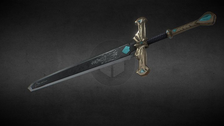 Favonius greatsword-Genshin Impact-FanArt 3D Model