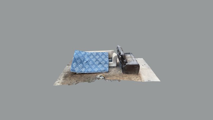abandoned furniture 3D Model