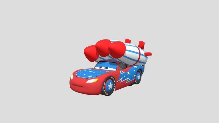 Daredevil McQueen 3D Model
