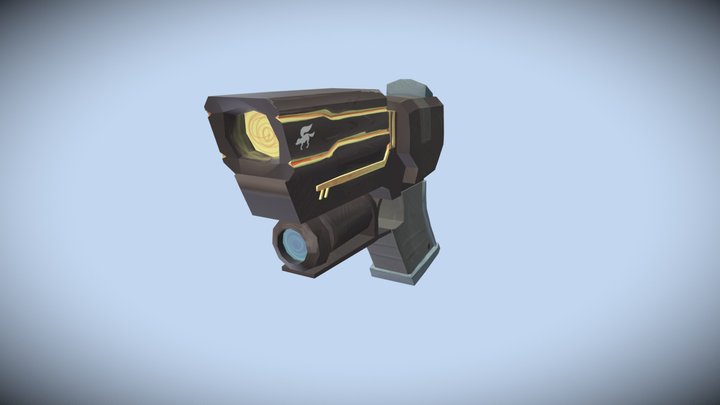 Fox Mc Cloud's Gun 3D Model