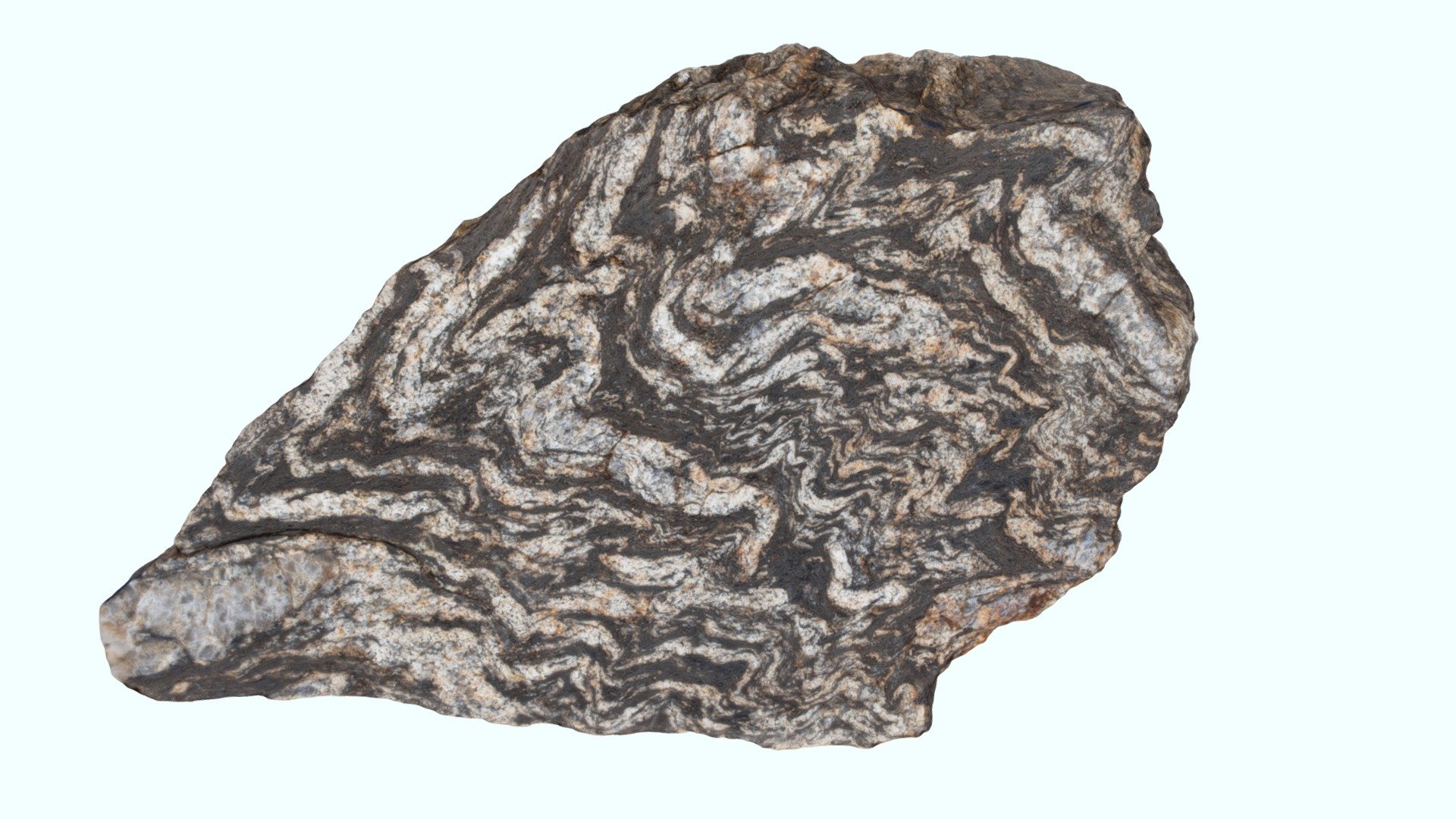 Gneiss déformé - 3D model by Ecole Nationale Supérieure de Géologie ...