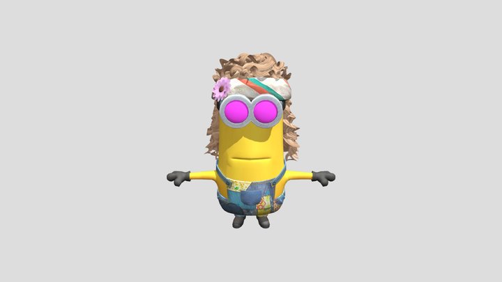 Minion Rush - Hippe Kevin 3D Model