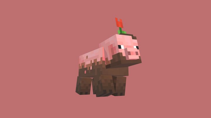 muddy pig 3D Model