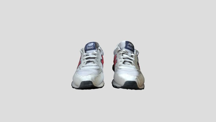 New Balance 500 Shoes 3D Model