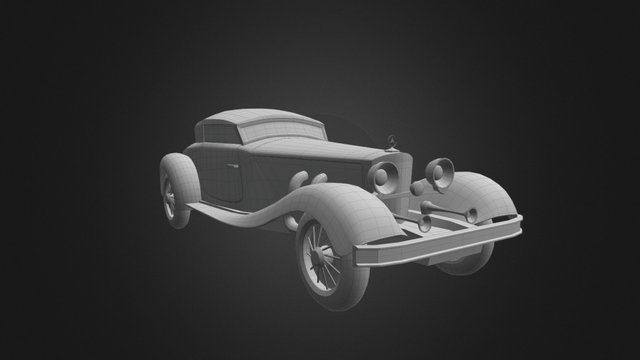 Merc500k 3D Model