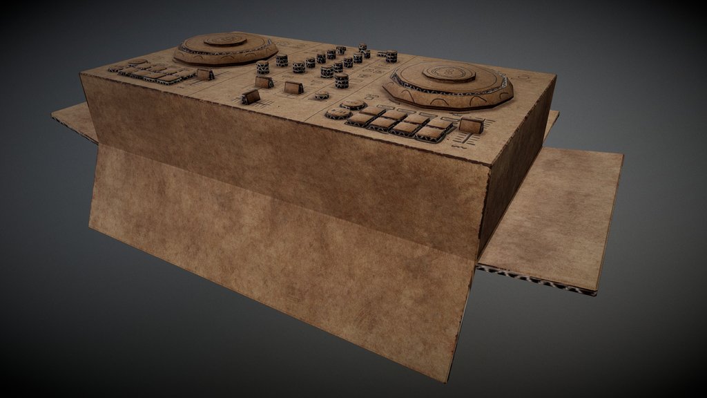 Cardboard DJ Deck
