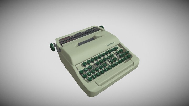 1955 Smith Corona Clipper 3D Model