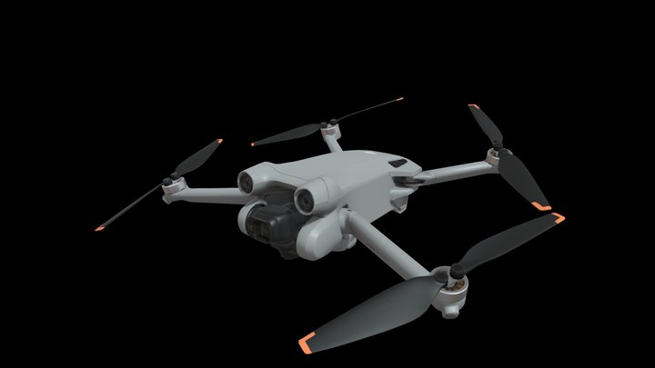 DJI 3 mini Pro 3D Model