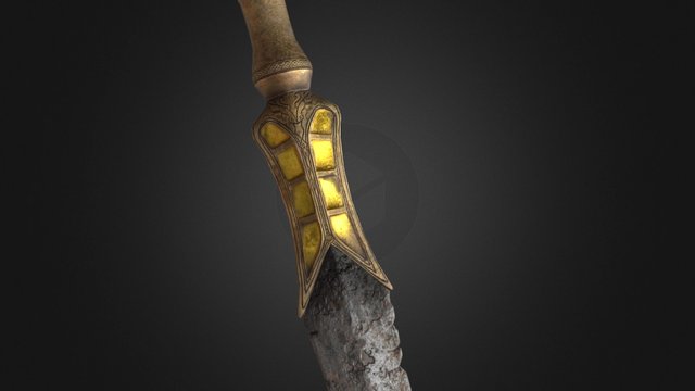 Short sword (duan jian) 2k 3D Model