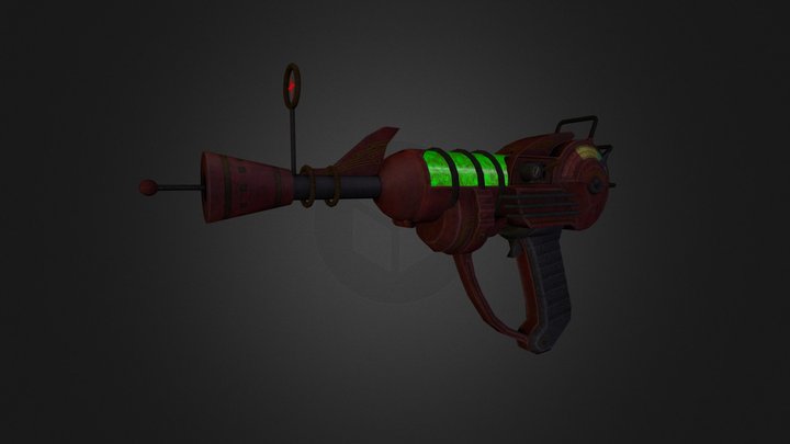 Ray Gun - Black Ops 2 Zombies 3D Model