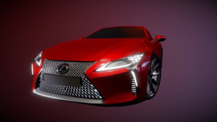 Lexus LC 500 3D Model