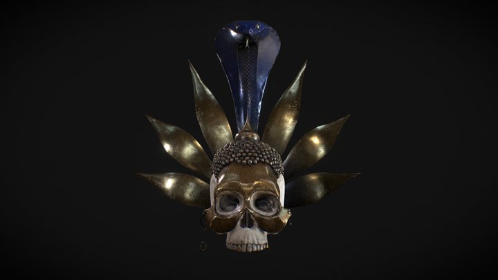Buddha Skull (Realtime) 3D Model