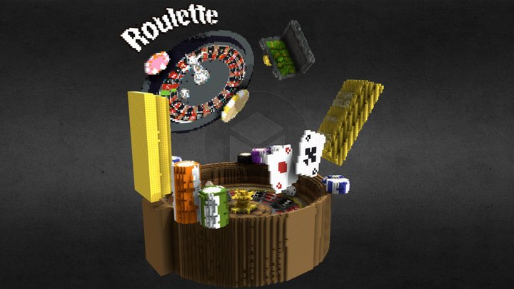 Roulette Arena 🎰 | AliensBuilds 3D Model