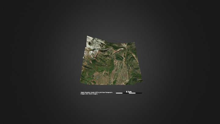 干河坝山脊线 – Modèle 3D gratuit STL