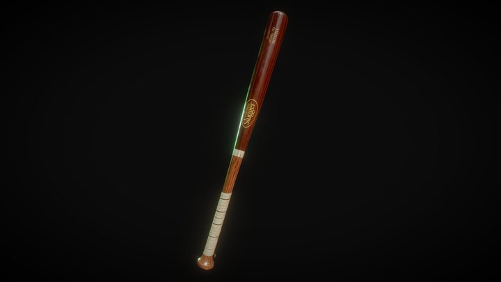 Louisville Slugger Baseball Bat – Free 3D Model STL