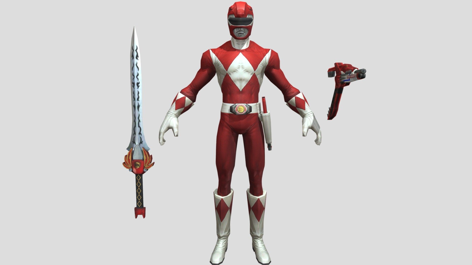 Red Rangerlegacy Wars 3d Model By Captaainro A6819c8 Sketchfab