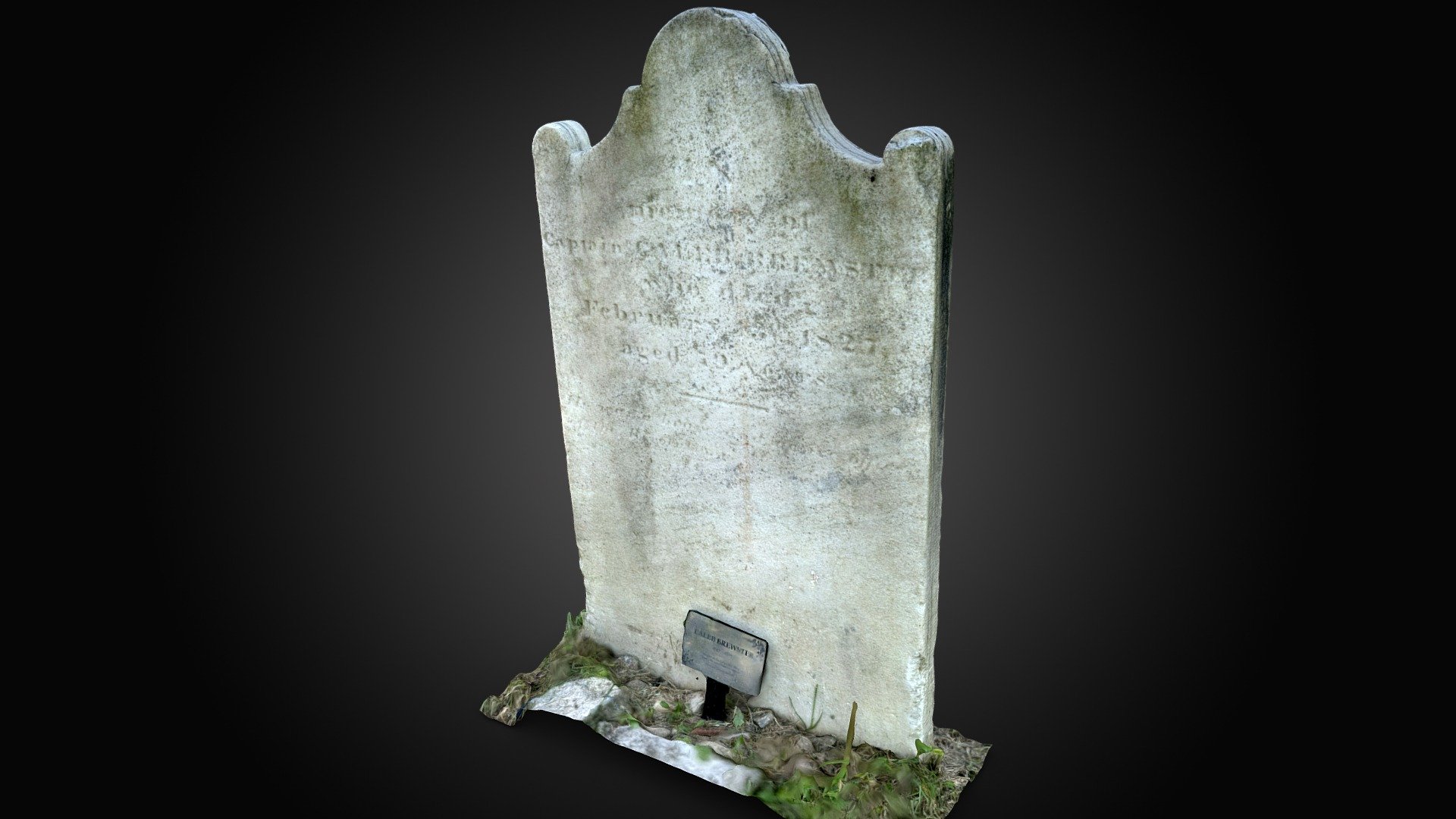 Cap. Caleb Brewster (Culper Spy Ring) - Grave - 3D model by CVM ...